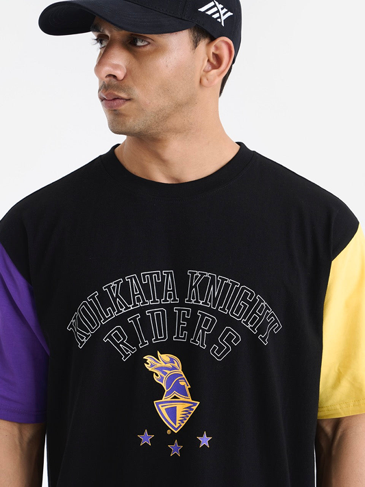 KKR Color Block Tee - Cricket Uniforms