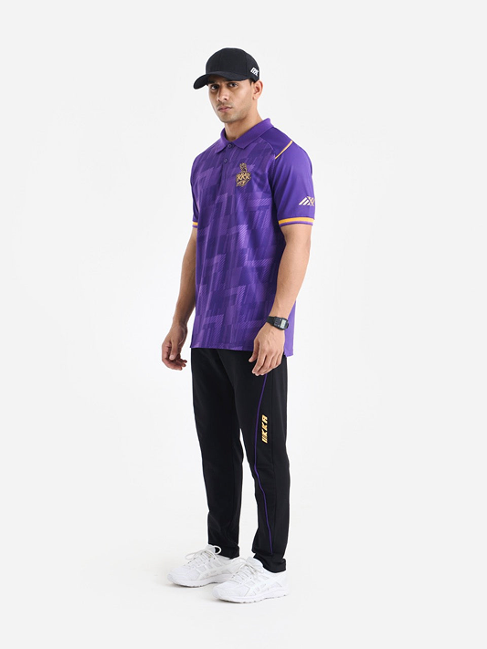 KKR Purple Travel Polo - Cricket Uniforms