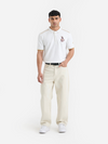 KKR White Travel Polo - Cricket Uniforms