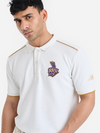 KKR White Travel Polo - Cricket Uniforms