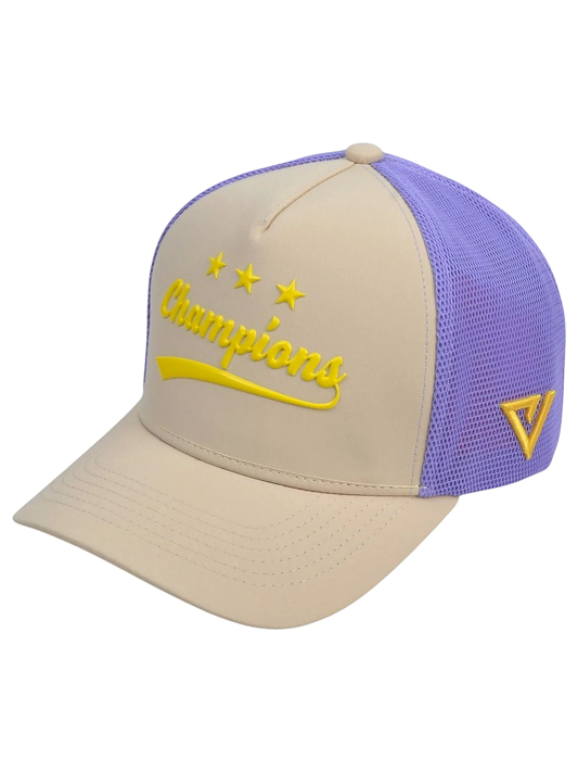 KKR Exclusive Champion Silicon Logo Trucker Cap