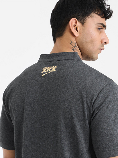 KKR Travel Polo Grey - Cricket Uniforms