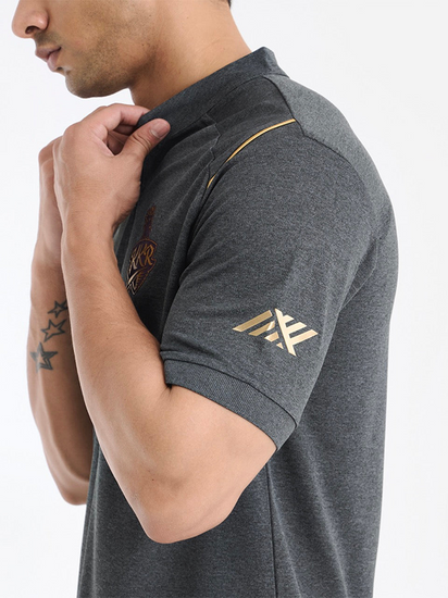 KKR Travel Polo Grey - Cricket Uniforms