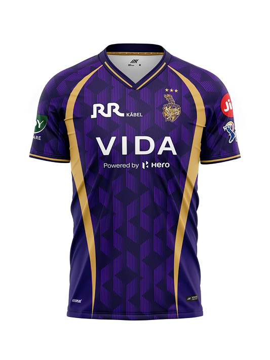 KKR Match Jersey Player Version - Half Sleeve - 2026