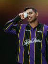 KKR Vertical Striped Rugby Polo
