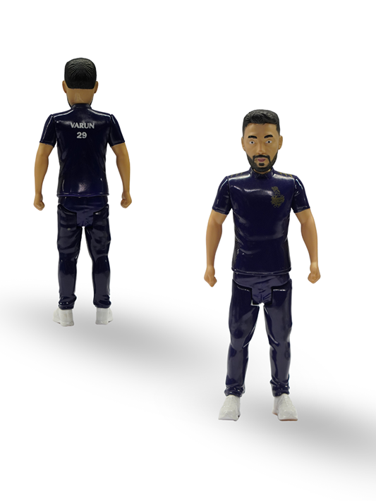 KKR Action Figures Varun Chakaravarthy 7-Inch Premium Display Figure with 360° Rotatable Head